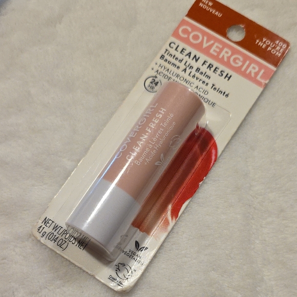 COVERGIRL New Clean Fresh Tinted  Lip Balm - 400 You're The Pom - Picture 9 of 9